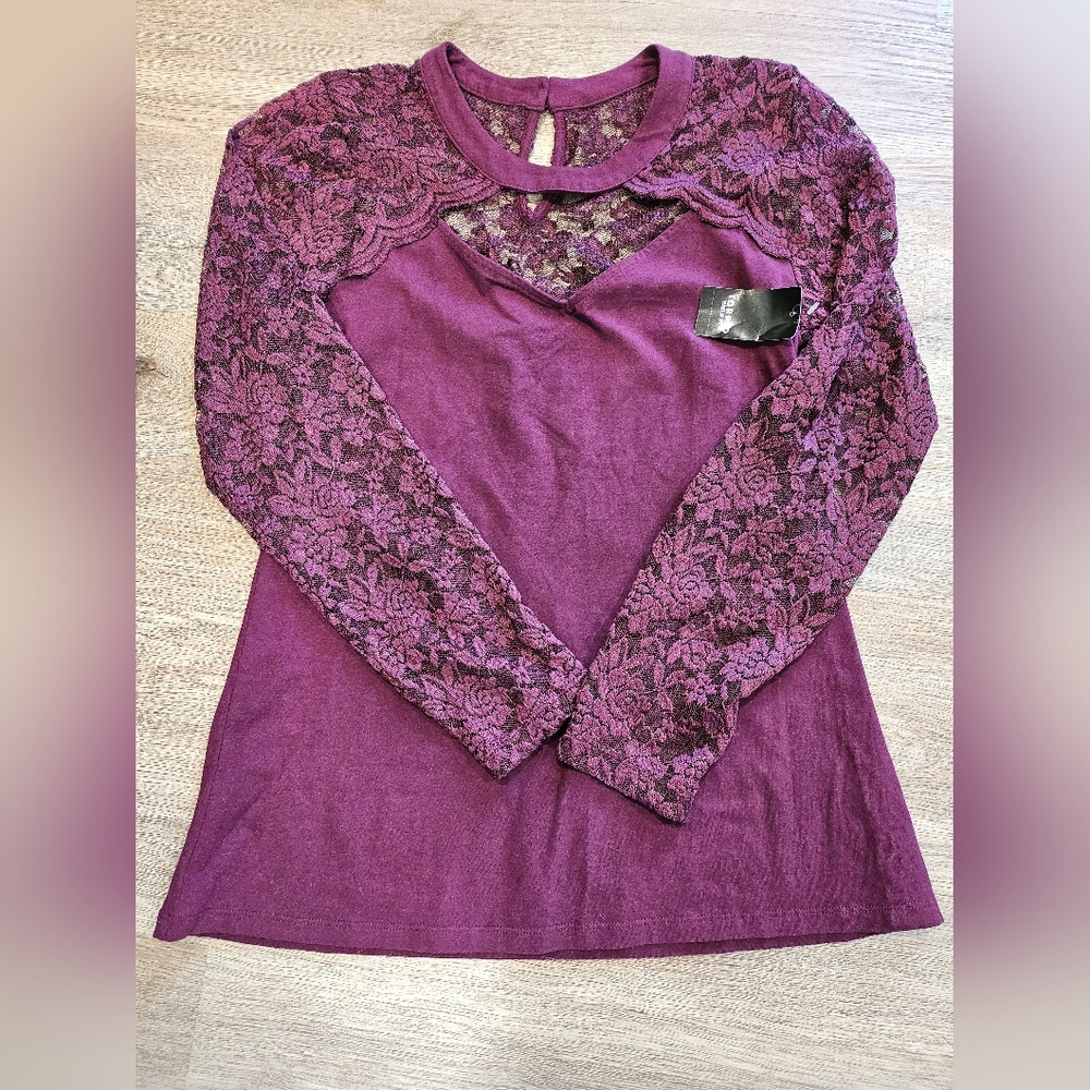 Women's Torrid 1X Lace Choker Top